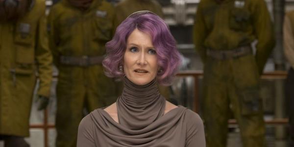 Vice Admiral Amilyn Holdo takes co<em></em>ntrol of the Resistance while Leia is incapacitated in The Last Jedi